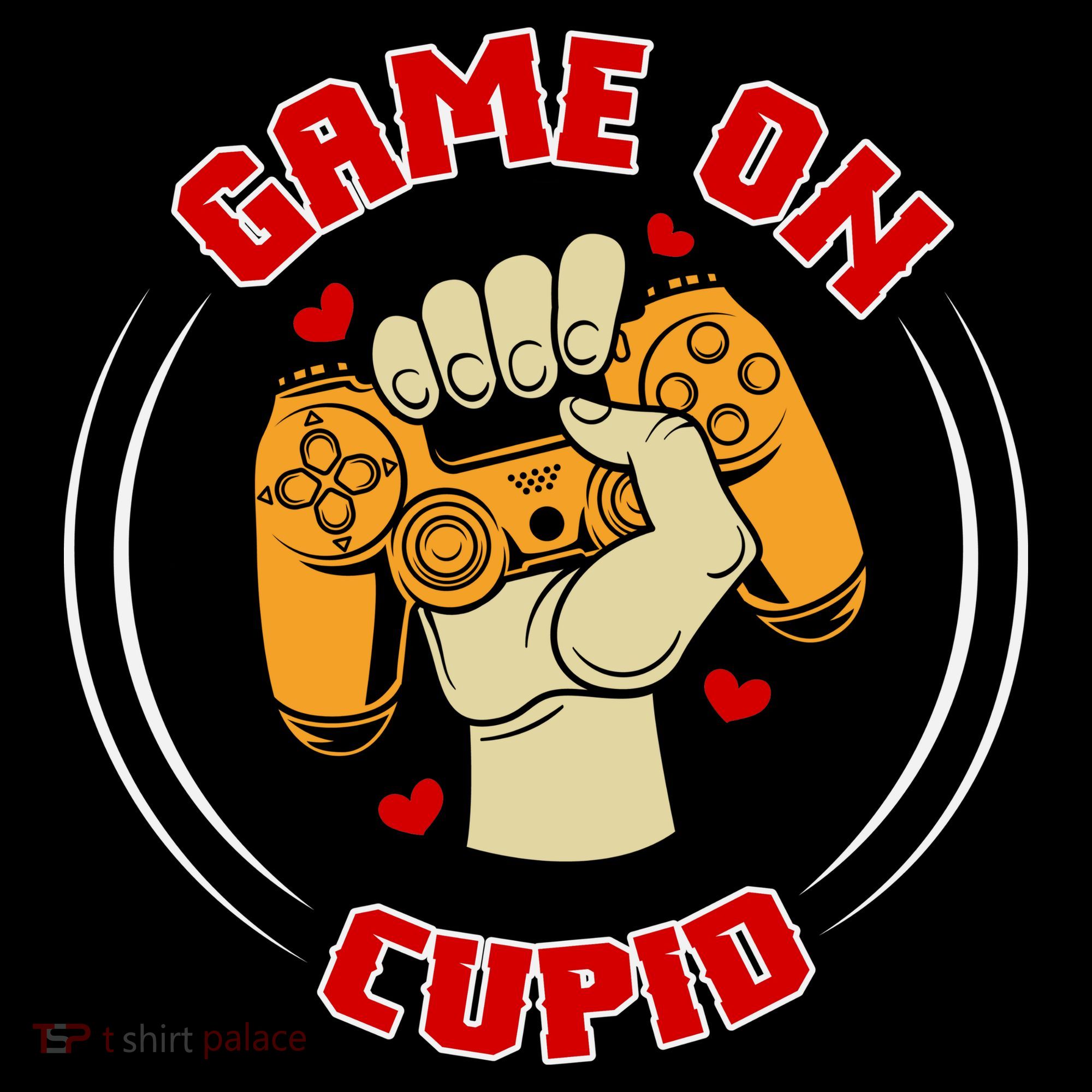 Game On Cupid Video Gaming Valentine Baby Bodysuit
