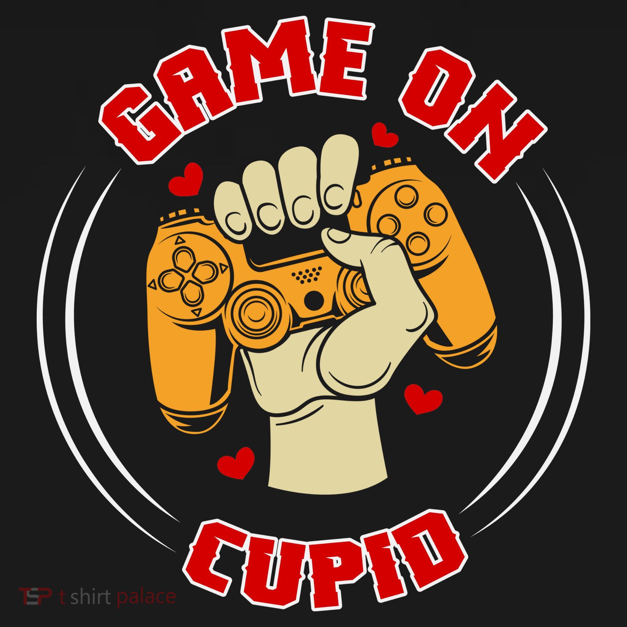 Game On Cupid Video Gaming Valentine Toddler Hoodie