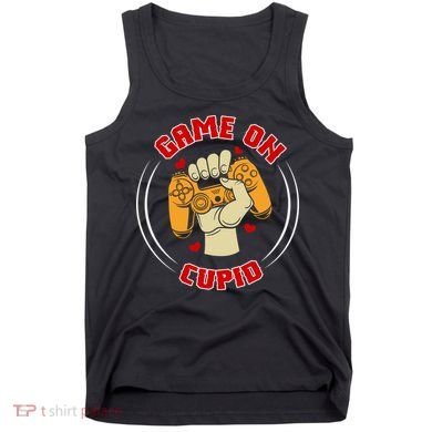Game On Cupid Video Gaming Valentine Tank Top
