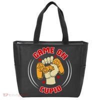 Game On Cupid Video Gaming Valentine Tote Bag thumb 0