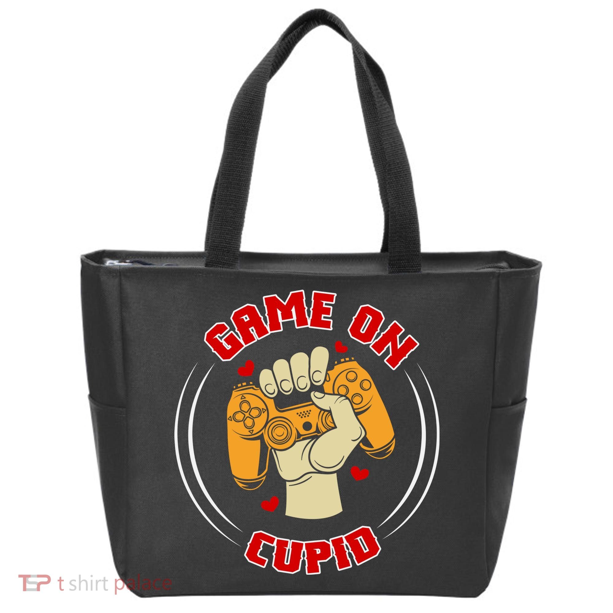 Game On Cupid Video Gaming Valentine Tote Bag