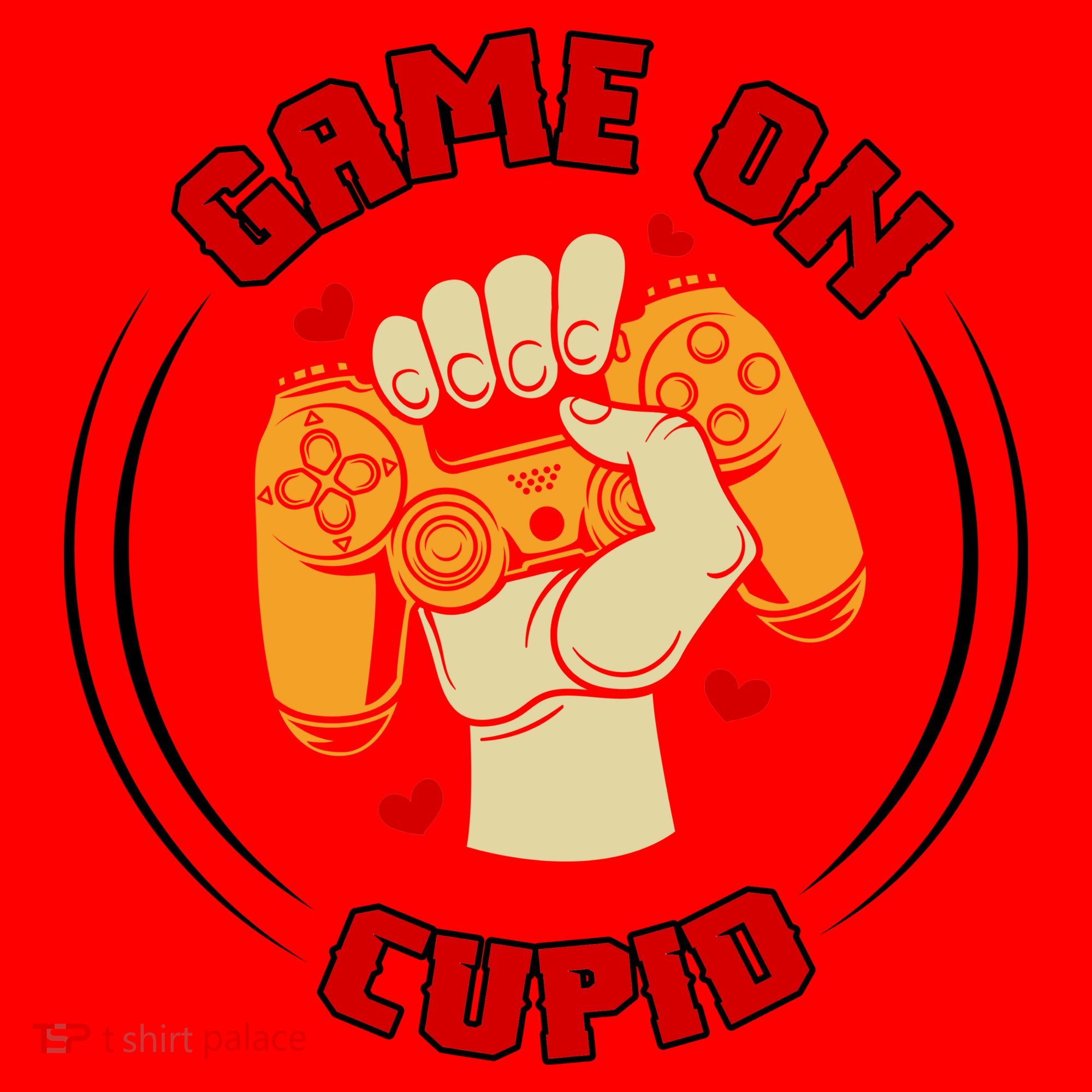 Game On Cupid Video Gaming Valentine Santa Hat