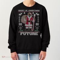 Ghost Of Christmas Future Ugly Christmas Sweater Rap Women's Sweatshirt thumb 0