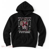 Ghost Of Christmas Future Ugly Christmas Sweater Rap Hoodie thumb 0