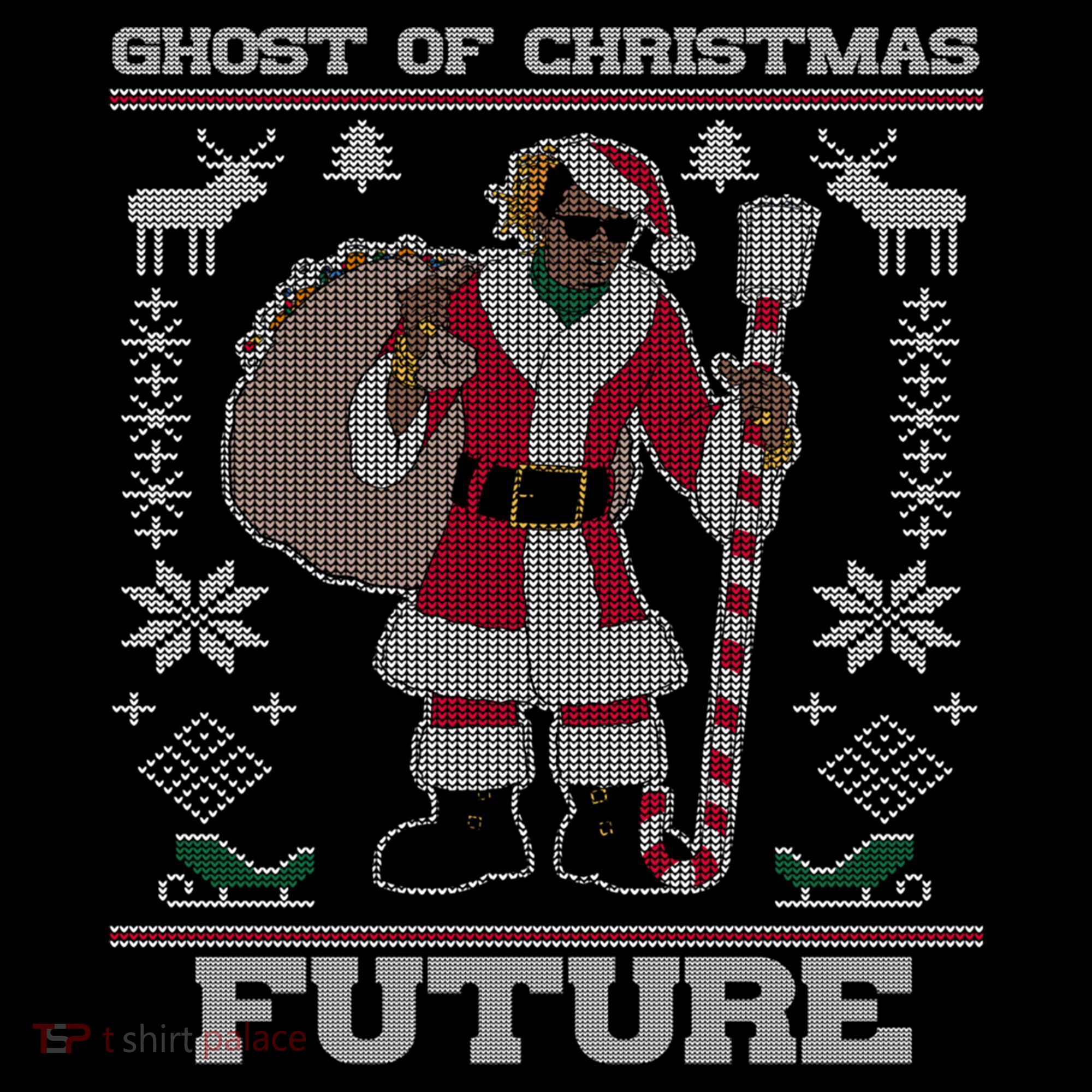 Ghost Of Christmas Future Ugly Christmas Sweater Rap Coffee Mug
