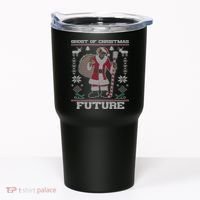 Ghost Of Christmas Future Ugly Christmas Sweater Rap Tumbler thumb 0