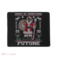 Ghost Of Christmas Future Ugly Christmas Sweater Rap Mousepad thumb 0