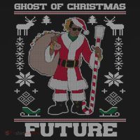 Ghost Of Christmas Future Ugly Christmas Sweater Rap Women's Tank Top thumb 5