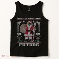Ghost Of Christmas Future Ugly Christmas Sweater Rap Tank Top thumb 2