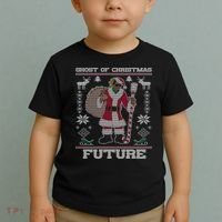 Ghost Of Christmas Future Ugly Christmas Sweater Rap Toddler T-Shirt thumb 2