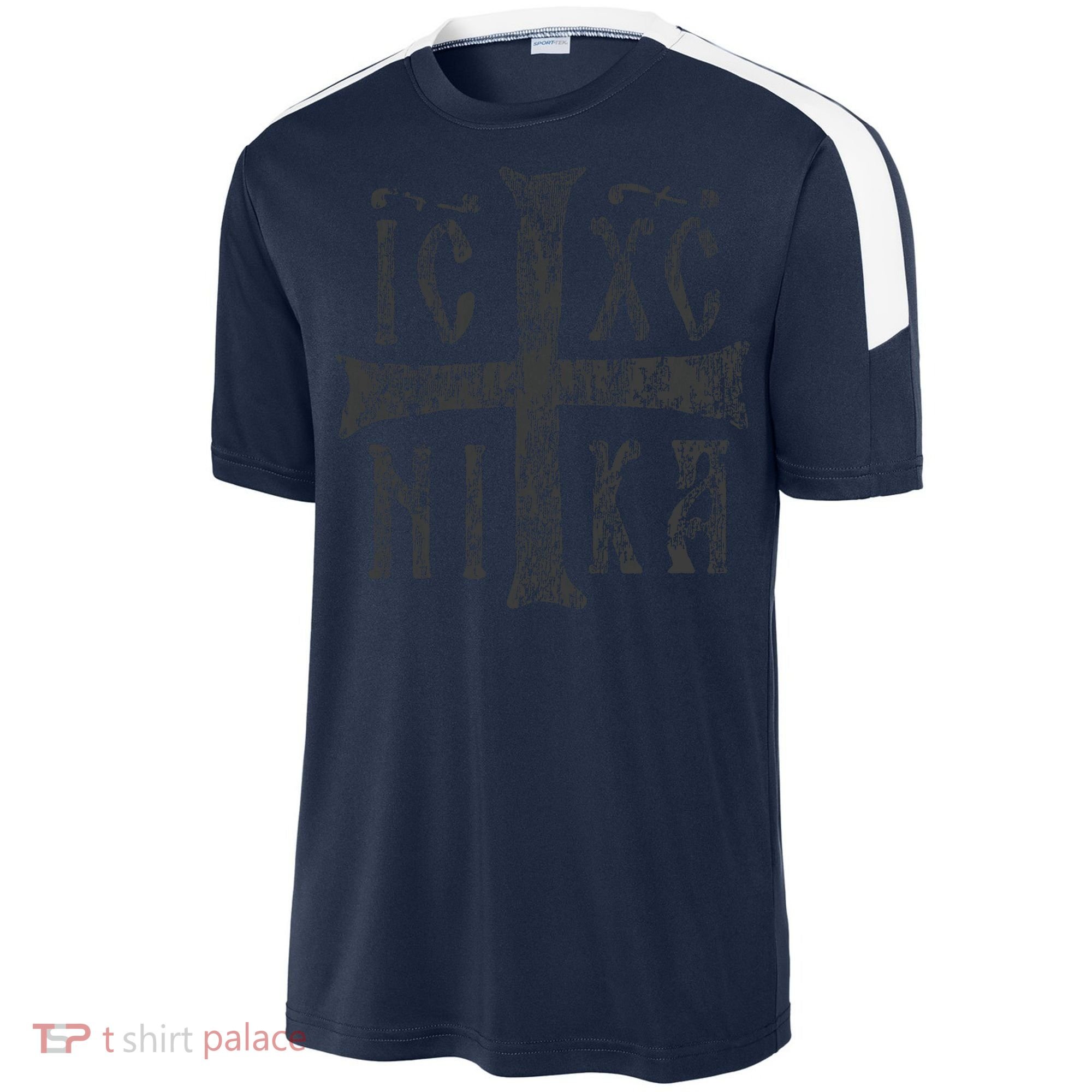 Greek Orthodox Cross Christogram Icxc Nika Jesus Christ Sport-Tek Competitor United Soccer Jersey