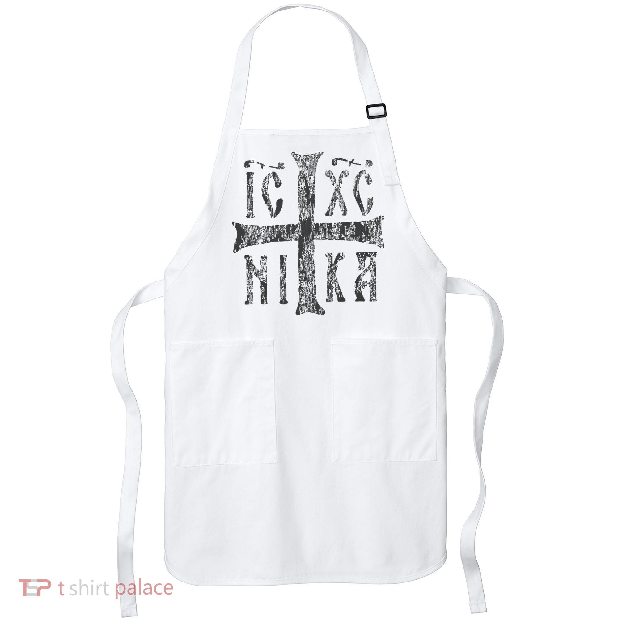 Greek Orthodox Cross Christogram Icxc Nika Jesus Christ Apron