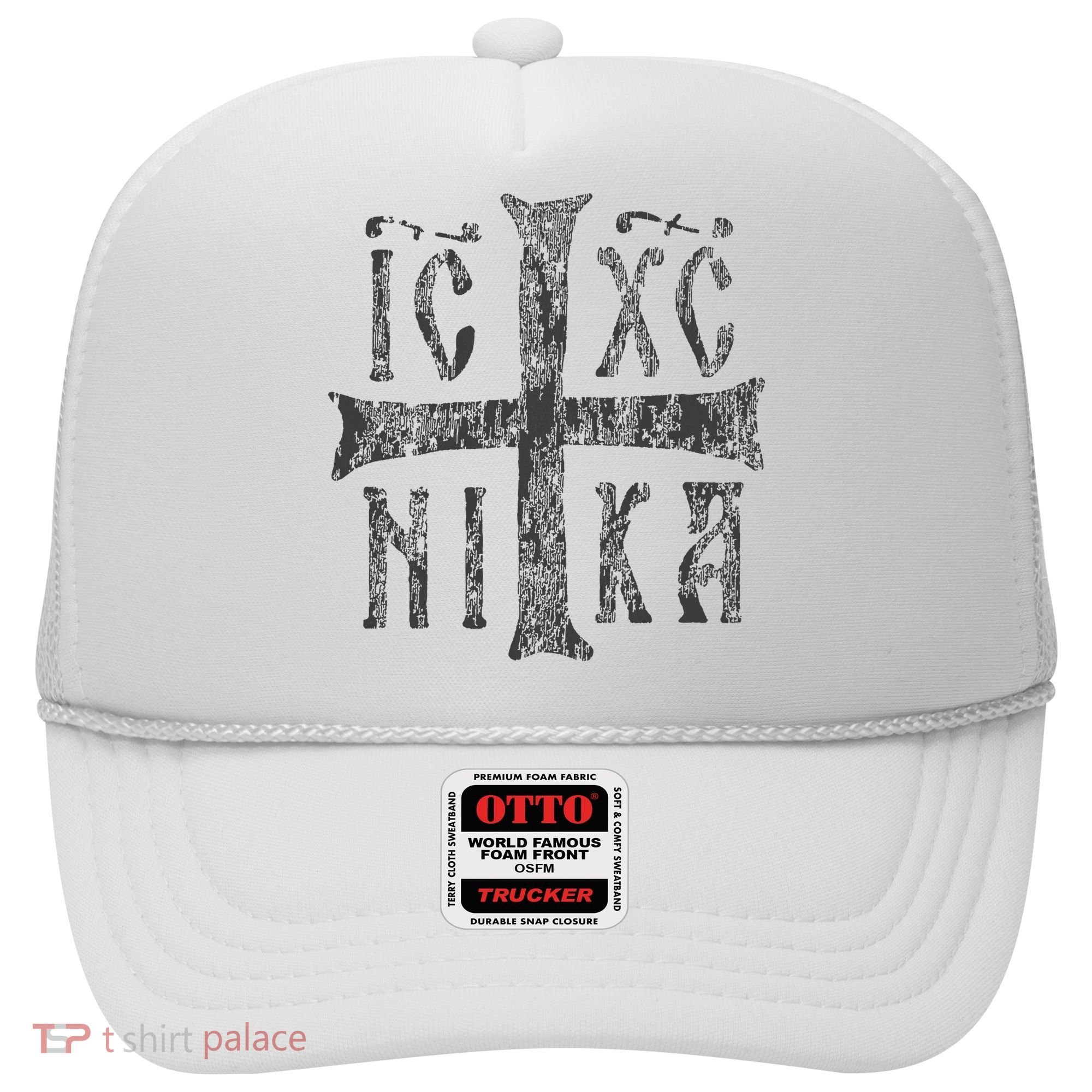 Greek Orthodox Cross Christogram Icxc Nika Jesus Christ Hat