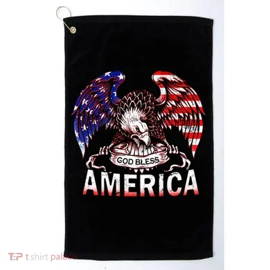 God Bless America Golf Towel