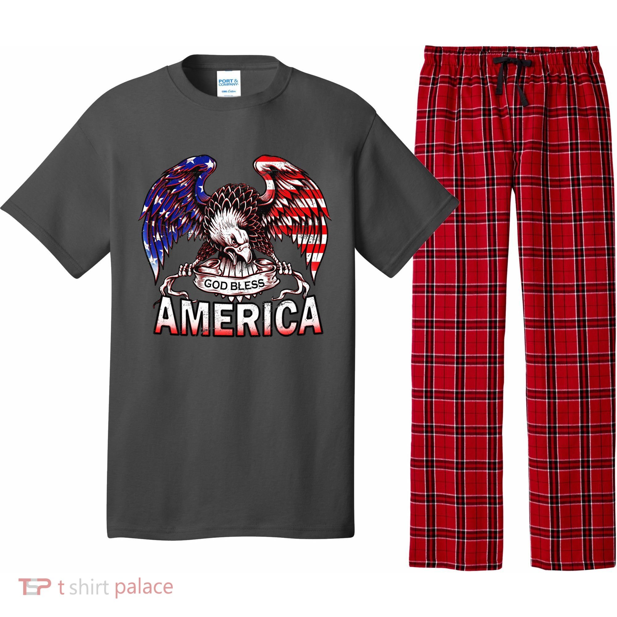 God Bless America Pajama Set