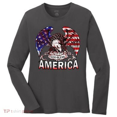 God Bless America Women's Long Sleeve Shirt
