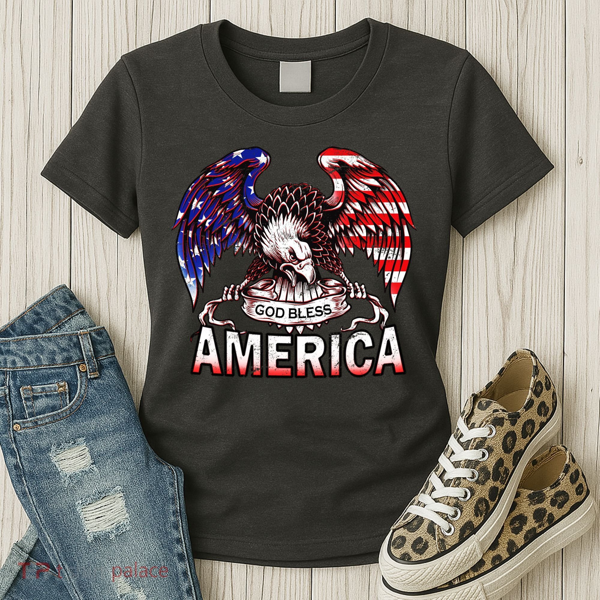 God Bless America Women's T-Shirt