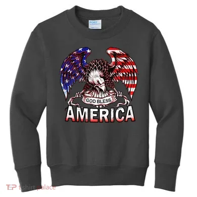 God Bless America Kids Sweatshirt