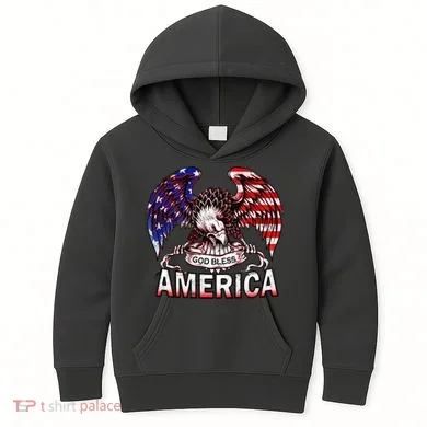 God Bless America Kids Hoodie