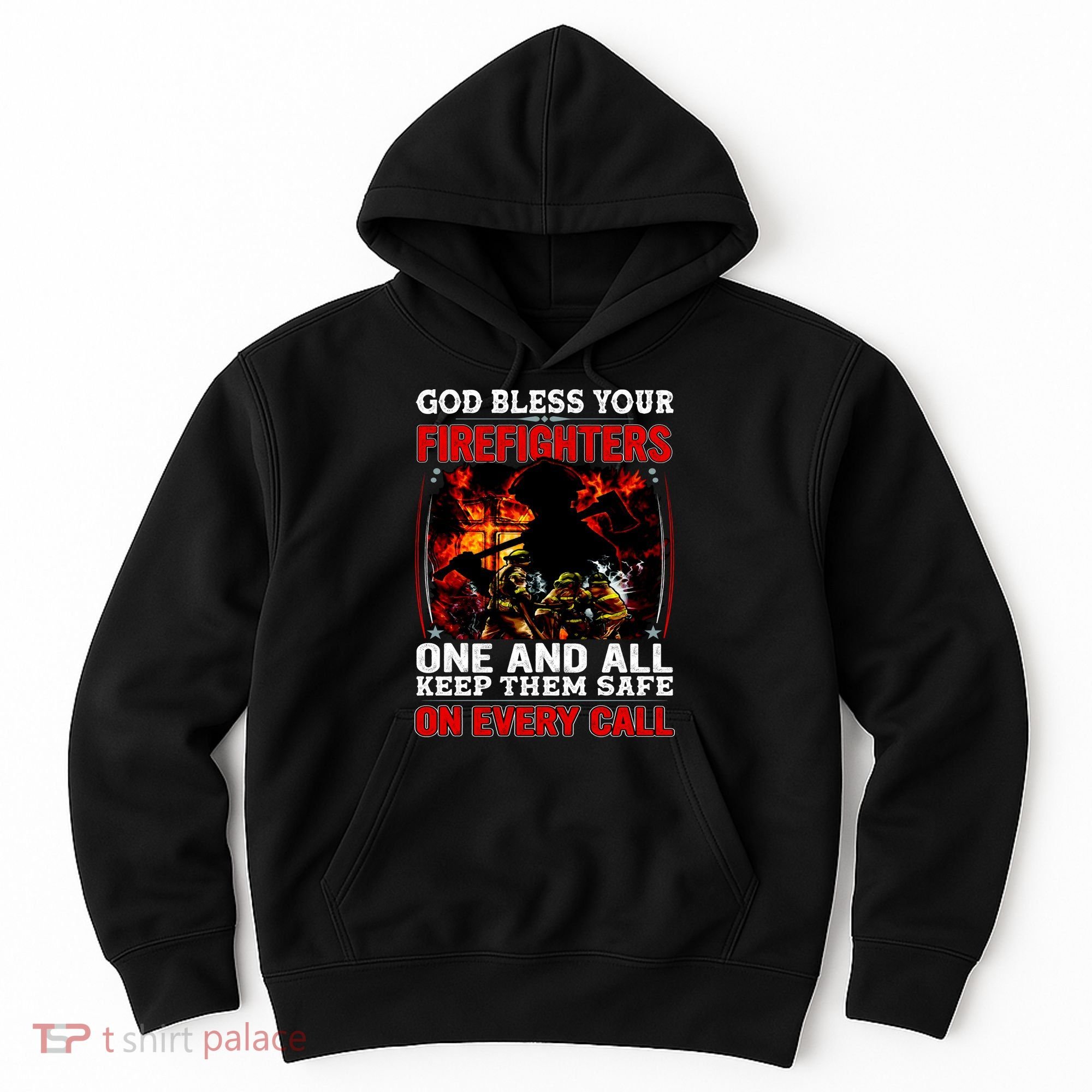 God Bless Firefighters Hoodie