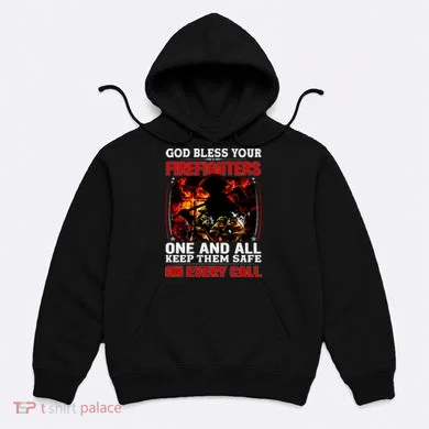 God Bless Firefighters Hoodie