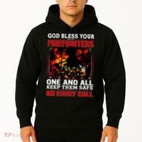 God Bless Firefighters Hoodie thumb 2