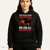 God Bless Firefighters Hoodie thumb 5