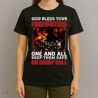 God Bless Firefighters T-Shirt thumb 4