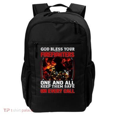 God Bless Firefighters Backpack