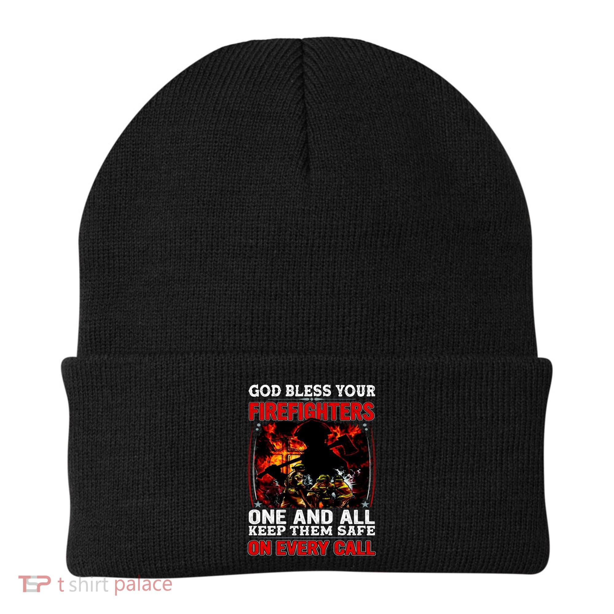 God Bless Firefighters Beanie