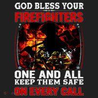 God Bless Firefighters Beanie thumb 2