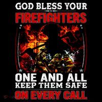 God Bless Firefighters Polo thumb 3