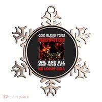 God Bless Firefighters Ornament thumb 0
