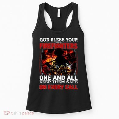 God Bless Firefighters Women's Tank Top