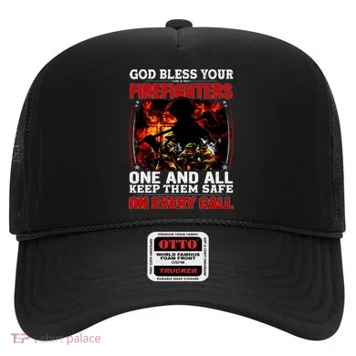 God Bless Firefighters Hat