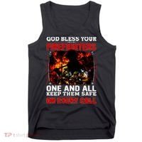 God Bless Firefighters Tank Top thumb 0