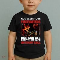 God Bless Firefighters Toddler T-Shirt thumb 2