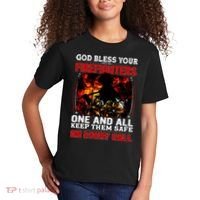 God Bless Firefighters Kids T-Shirt thumb 2
