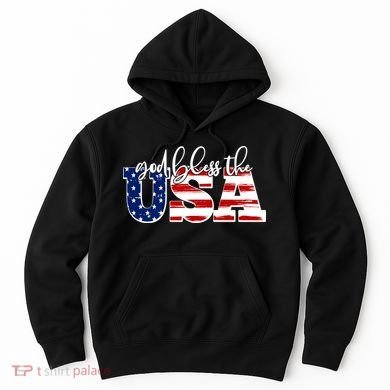 God Bless The USA American Flag Hoodie
