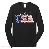 God Bless The USA American Flag Long Sleeve Shirt thumb 0