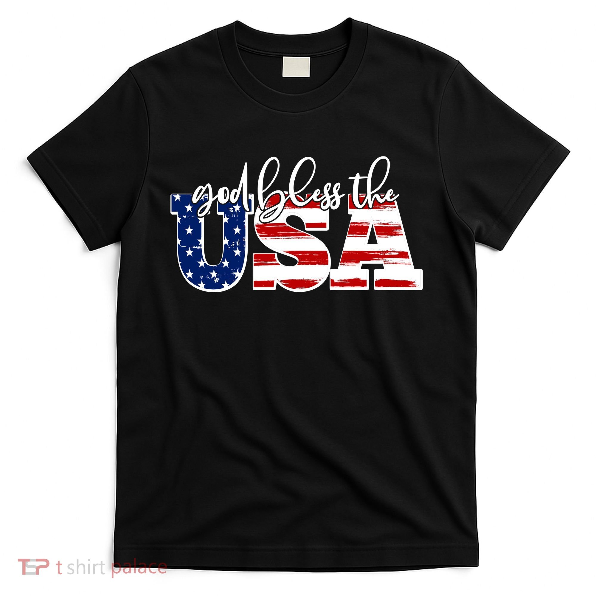 God Bless The USA American Flag T-Shirt