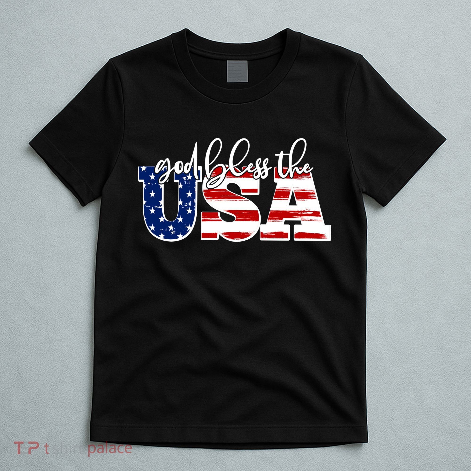 God Bless The USA American Flag T-Shirt