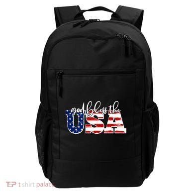 God Bless The USA American Flag Backpack