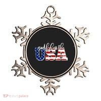 God Bless The USA American Flag Ornament thumb 0