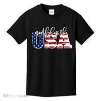 God Bless The USA American Flag Kids T-Shirt thumb 0