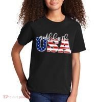 God Bless The USA American Flag Kids T-Shirt thumb 2