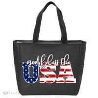God Bless The USA American Flag Tote Bag thumb 0