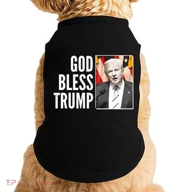 God Bless Trump Doggie Tank