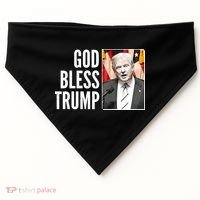 God Bless Trump USA-Made Doggie Bandana thumb 0