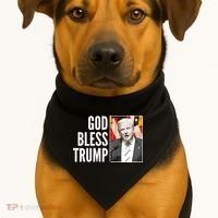 God Bless Trump USA-Made Doggie Bandana thumb 1